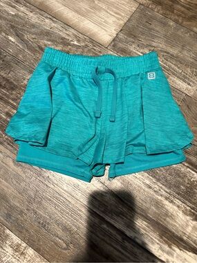 Layer8 Teal Athletic Shorts Girls Size L 10/12
